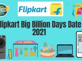 Flipkart Big Billion Days 2021 Sale Offers List & Dates : October 2021