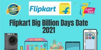 Flipkart Big Billion Days 2021 Sale Offers List & Dates : October 2021